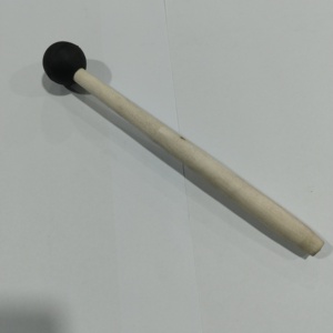 Marteau de percussion pour diapason avec embout en caoutchouc, marteau en silicone avec manche en bois pour violon, guitare, accordoir, instrument de musique, chant - Product Image 1