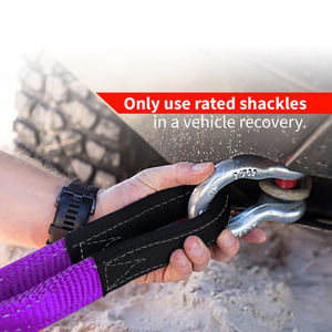 Sangle de remorquage Roadpower 9 tonnes, corde de récupération robuste pour le remorquage hors route, des camions, des VUS et des véhicules - Product Image 2