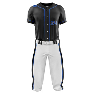 Manufacturer Custom Sublimation Baseball Jersey Pants for <b>Clubs</b> and Schools Professional Baseball Uniform For Team Players - Product Image 2