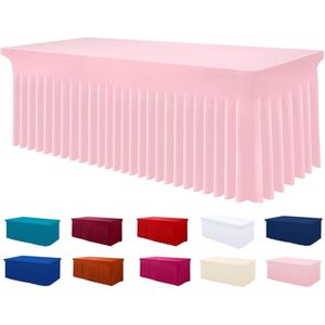 Smiry Copritavolo Rettangolare Impermeabile Lavabile 6FT, Fodera Elasticizzata in Spandex per Tavoli - Product Image 3