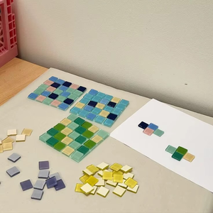 Juego de Posavasos de Mosaico Hechos a Mano TCE, Vajilla Decorativa Premium, Posavasos Resistentes al Calor para Hogar, Oficina, Regalo y Suministro al por Mayor - Product Image 4