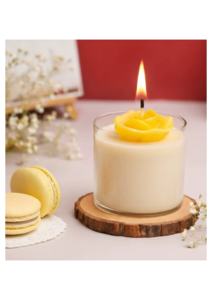 Bougie parfumée romantique en cire de soja et paraffine, sans flamme, pour l'intérieur, faite à la main, écologique, design moderne, décoration d'intérieur, cadeau - Product Image 4