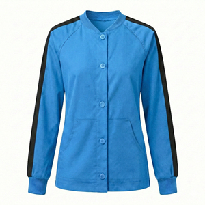 Chaqueta Médica para Mujer al por Mayor, Abrigo Térmico con Botones a Presión, Uniforme de Enfermería para Hospital, Servicio de Logotipo Personalizado, Chaquetas Quirúrgicas - Product Image 2