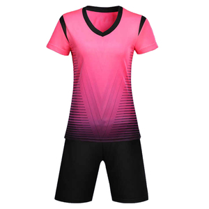Wholesale Unisex Customizable Plus Size Soccer Jersey Set Shirt Shorts Breathable Quick Dry 100% Polyester Summer Premium - Product Image 4