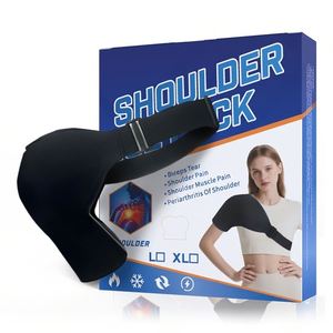 Compresse de gel flexible grande taille chaude et froide pour soulager les douleurs au dos, aux genoux et aux épaules, avec sangles pour femmes et hommes - Product Image 6