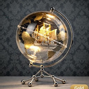 Ornement décoratif en métal de style vintage de luxe pour la maison et le bureau au meilleur prix - Product Image 1