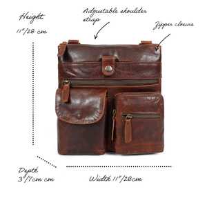 Maletín de Cuero PU para Hombre EXIM, Bolso de Negocios Suave con Cierre de Cremallera Clásico, Diseño Duradero, Color Negro - Product Image 4