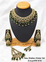 Ensemble de bijoux de mariage classique pour femme en alliage plaqué or de haute qualité, collection fantaisie, collier, boucles d'oreilles et bague géométriques en zircon et perles