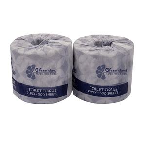 Hygienic Cheap Wholesale Manufact Embossed Virgin Wood Toilet <b>Tissue</b> Rolls <b>Paper</b> - Product Image 4