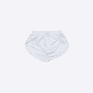 Shorts et jupes de sport pour femmes en taffetas de polyester/nylon respirant uni, taille mi-haute, avec ceinture en dentelle brodée - Product Image 4