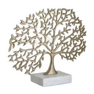 Arbre décoratif en aluminium poli doré pour cadeau, décoration, décoration intérieure et aménagement intérieur - Product Image 1
