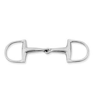 Mors de cheval de course à anneau en D, épais, solides, articulés, en acier inoxydable, pour l'équitation, équipement équestre pour cavaliers - Product Image 1