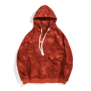 Sweat-shirt à capuche tie-dye pour femme, manches longues, tricoté, respirant, 100 % coton, avec poche avant et logo, style décontracté, idéal pour l'automne - Product Image 1