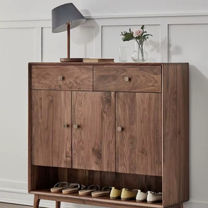 Mueble Zapatero de Madera de Mango, Moderno, para Entrada o Sala de Estar, con Diseño de Almacenamiento en Capas Práctico, Superventas - Product Image 1