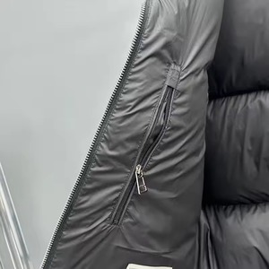 Nouvelle Arrivée Veste Coupe-Vent Rembourrée à Capuche Respirante à Col Rabattu pour Homme, Style High Street Printemps - Product Image 6