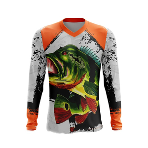 Maillot de pêche personnalisé pakistanais OEM à manches longues en sublimation – Vêtement de sport haute performance - Product Image 1