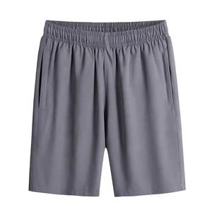Men's Woven Quick-Drying Single-<b>Layer</b> Shorts Solid Color Casual Five-Point Pants Fitness Sports Shorts - Product Image 1