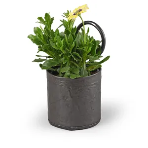 Vintage <b>Rustic</b> Iron Hanging Bottle Holder Flower Vase Pot Decorative Kitchen Utensil Holder for <b>Console</b> <b>Table</b> Living Room - Product Image 2