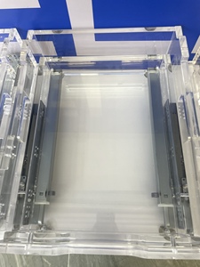 Glissières télescopiques modernes à fermeture amortie de type coulissement complet pour tiroirs de meubles de cuisine, de salle à manger et de chambre - Product Image 2