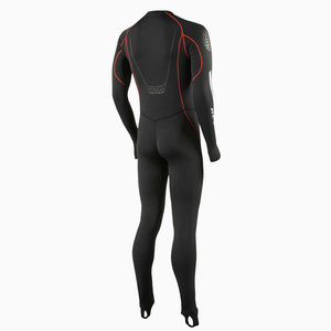 Combinaison de plongée en néoprène à manches longues pour homme, noire avec surpiqûres rouges, séchage rapide, toutes saisons, pour la course moto, personnalisée, haute qualité, course automobile. - Product Image 5