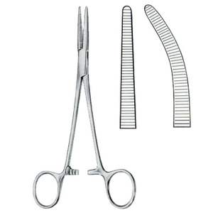 Pinces artériennes Spencer-Wells A-1 VERITAS en acier inoxydable (droites et courbées), instruments chirurgicaux manuels réutilisables |   Porte-aiguille - Product Image 6