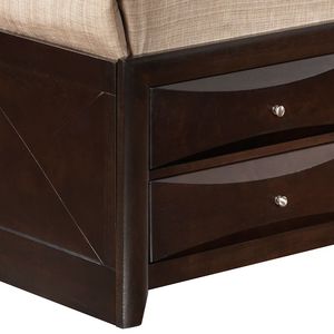 Letto in Legno con Contenitore Marilla G1525G FSB3, Finitura Cappuccino - Product Image 2