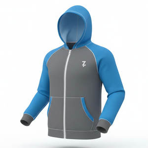 Vêtement de sport respirant en tissu extensible, sweat à capuche chaud, parfait pour la course à pied, la salle de sport, l'entraînement, les sports de plein air et le quotidien. - Product Image 1