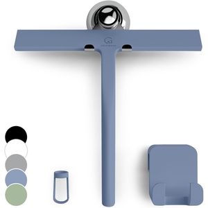 Tergivetro in Silicone con Anima in Acciaio Inossidabile, Senza Aloni e Silenzioso, per Pulizia Finestre, Porte in Vetro e Specchi, 3 Pollici - Product Image 4