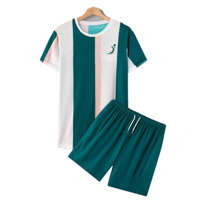 Fashionable T Shirt & Shorts Set For Men Premium Comfort Summer Casual Clothing Collection T Shirt & Shorts Set - Product Image 1