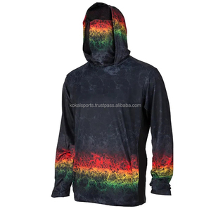 Sudadera con Capucha de Pesca de Secado Rápido, Transpirable, Impermeable, de Talla Grande, con Diseño Personalizado y Máscara, Ropa de Pesca - Product Image 3