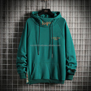 Sweat à capuche en polaire épais et confortable, coupe décontractée avec capuche à cordon, idéal pour un usage quotidien décontracté en saison froide - Product Image 1