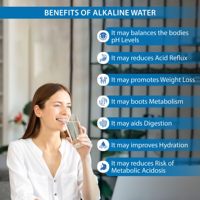 Système de purification d'eau alcaline TDS PUROSIS BLACK RO COPPER avec filtre à sédiments 5 microns, matériau de cabinet de qualité supérieure, usage domestique