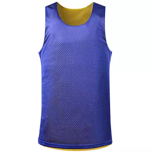 Men Reversible Basketball Jersey Sleeveless Sports Clothing 100% polyester Material Professional Basketball Jerseys With OEM - Product Image 5