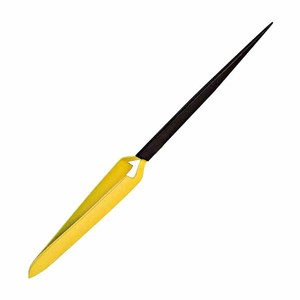 Pinzas de Pesca Manuales para Atado de Moscas, Acero Inoxidable, Punta Recta, Amarillo y Negro, Duraderas, Portátiles, para Uso en Arroyos, Carpas y Truchas - Product Image 2