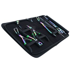 Kit de accesorios originales para extensiones de cabello Rainbow con alicates de microanillos, tijeras, cortador de enlaces y peine de cola. - Product Image 1