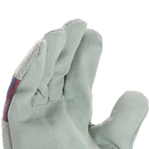 OEM Soft Flexible Cowhide Split Leather Anti-Slip Waterproof Fire-Resistant Touchscreen Knitted BBQ Duty Working <b>Gloves</b> Garden - Product Image 2