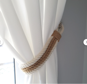 Sujetadores de Cortinas de Yute Sostenibles – Hechos a Mano, Decorativos, para Decoración del Hogar - Product Image 3