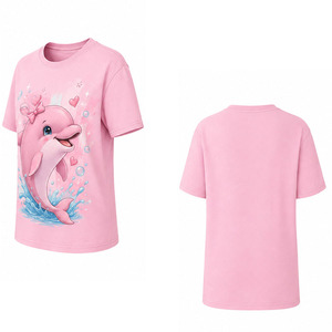 Camiseta con Estampado Gráfico para Mujer, Diseño Personalizado, Camiseta de Algodón, Cuello Redondo Informal, para Ropa Urbana, Fitness, Uso Diario de Verano, Proveedor OEM - Product Image 4