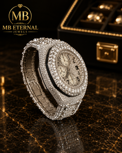 Montre de luxe unisexe MB ETERNAL JEWELS avec boîtier en alliage incrusté de diamants, verre saphir, chiffres romains, analogique, 41 mm, pour un usage quotidien - Product Image 2