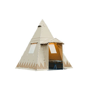 Carpa Scout de Lona con Refuerzo Recto para las Cuatro Estaciones, con un Dormitorio y Gran Espacio para 1-2 Personas - Product Image 4