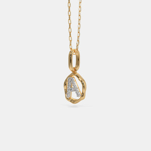 Collar de Diamantes Cultivados en Laboratorio en Forma de V en Oro Rosa - Product Image 5
