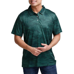 Camiseta Polo Verde Oscuro Camuflaje, Ropa Deportiva de Poliéster para Hombre, Top Profesional para Gimnasio, Entrenamiento, Fabricación OEM de Precisión Avanzada - Product Image 3