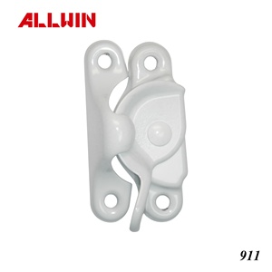 Mango de leva abatible negro y cerradura de ventana Keeper - Product Image 6