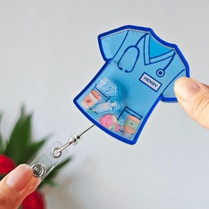 Acrylic Shaker Cute Charms Custom Acrylic Shaker <b>Keychain</b> Keyring Wholesale Custom <b>Personalized</b> Design For Nurse - Product Image 3
