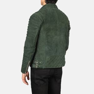 Chaqueta de Cuero Genuino para Hombre, Estilo Clásico de Motero, Prenda Exterior Informal y a la Moda, Estilo Vintage, Material Premium de Alta Calidad - Product Image 2