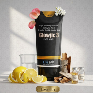 Gel Limpiador Facial Kojic Glow con Ácido Kójico, Ácido Salicílico, Ácido Glicólico y Ácido Láctico para una Limpieza Profunda e Iluminación para Mujeres - Product Image 1
