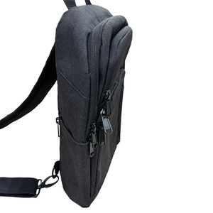 Custom Waterproof Polyester Crossbody <b>Shoulder</b> <b>Sling</b> Bag with Zipper Closure Daily Use for Unisex Travel - Product Image 2