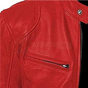 Vestes en cuir noires élégantes pour hommes, coupe confortable, vestes en cuir durables pour un usage quotidien et tendance - Product Image 3