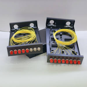 Boîtier de terminaison FTTH ODF 8 ports 8 fibres monomode FC/UPC duplex avec pigtail et montage mural mini - Product Image 6