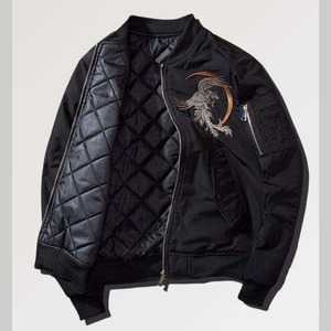 Veste en satin décontractée pour homme OEM, col rabattu, fermeture boutonnée, coupe-vent, en polyester et soie, en vente - Product Image 5